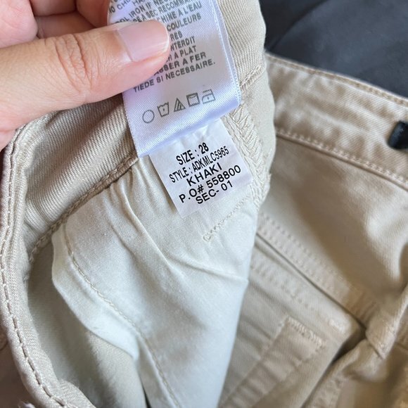 Joe’s Jeans khaki Zipper‎ Pocket Skinny Stretch Ankle Jeans Womens SIze 28 Pants - Picture 10 of 10